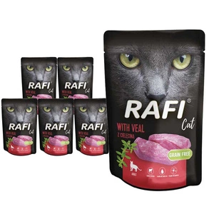 RAFI Cat Adult s telecím masem 10x100g
