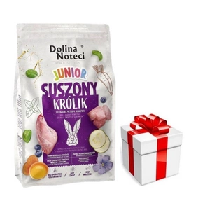 DOLINA NOTECI Premium Junior Rabbit sušené krmivo pro psy 4kg + překvapení pro vašeho psa ZDARMA